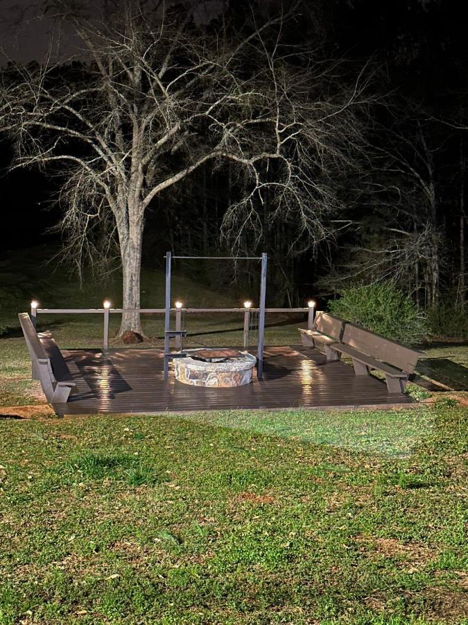 Refuge Ranch Retreat Log Cabin Lake 53+ Acres Locust Grove Exterior photo